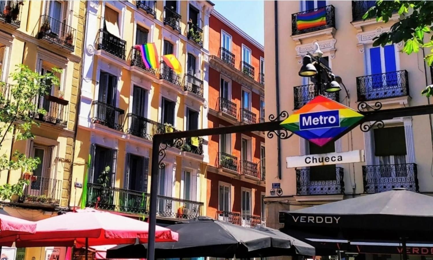 Amazing Apt 1Hab Para 4Pax En La Plaza De Chueca Madrid Exteriör bild